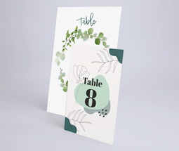 green table name self standing