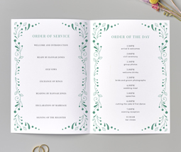 Folded Orders of Service