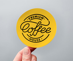 small green sticker