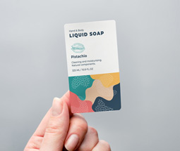 rectangle green sticker