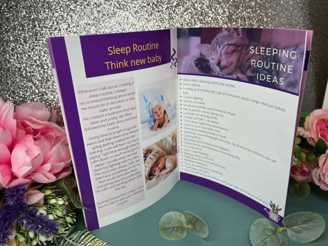 sleeping routine mental health awareness booklet