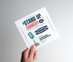 148mm Square Flyers & Leaflets
