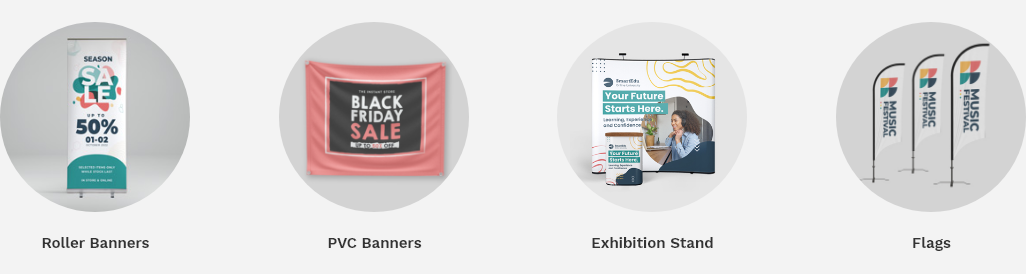 What types of printed banner are there.png