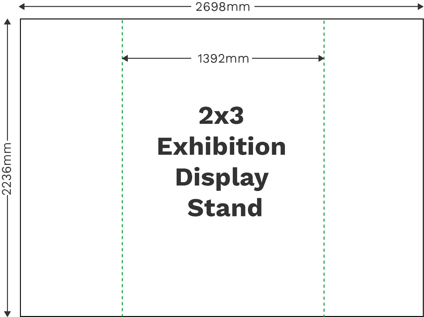 Exhibition Replacement Graphic Artwork Size Guide