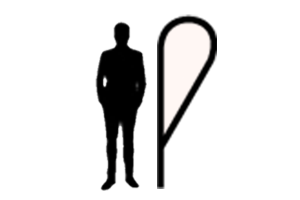 Small Teardrop Flag