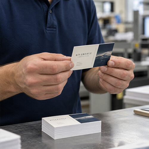 instantprint 450gsm Premium Business Cards with matt lamination