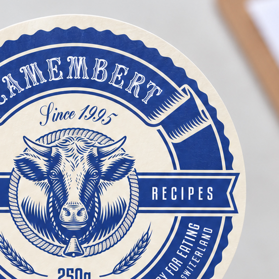 Smooth Uncoated Paper sticker material