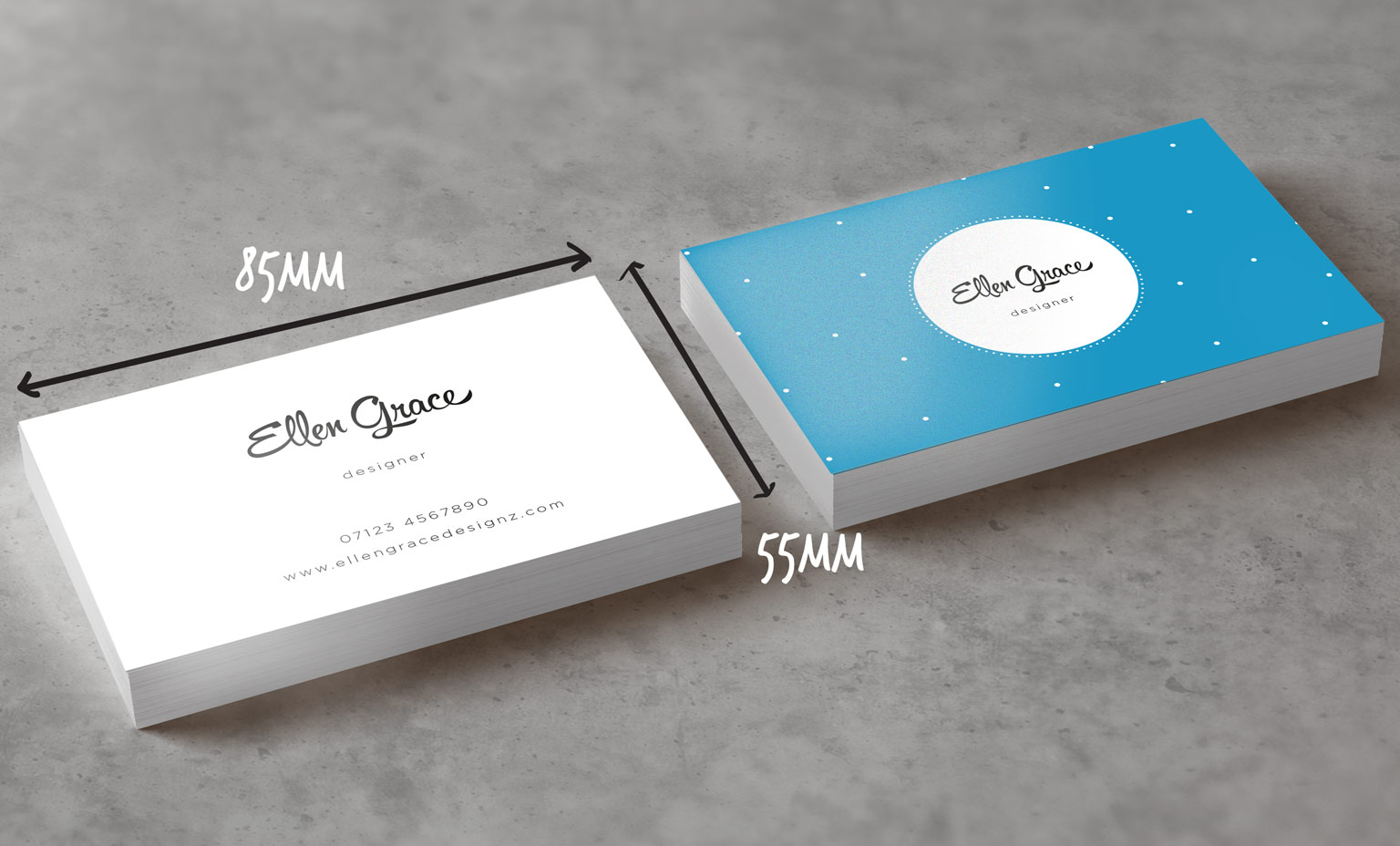business card sizes and stocks a guide visiting card size