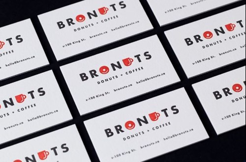 bronuts business cards