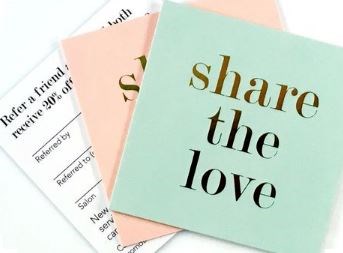 share the love correspondence card