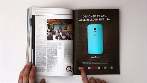 motorola colour changing advert