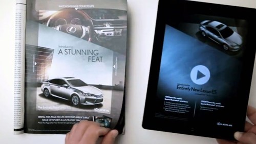 lexus synced ipad advert