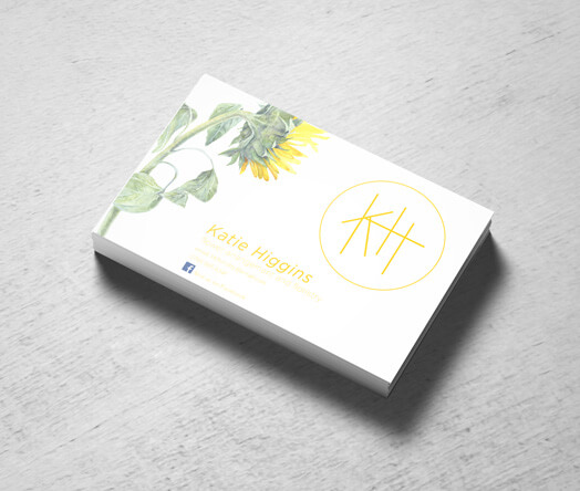 photos on business cards