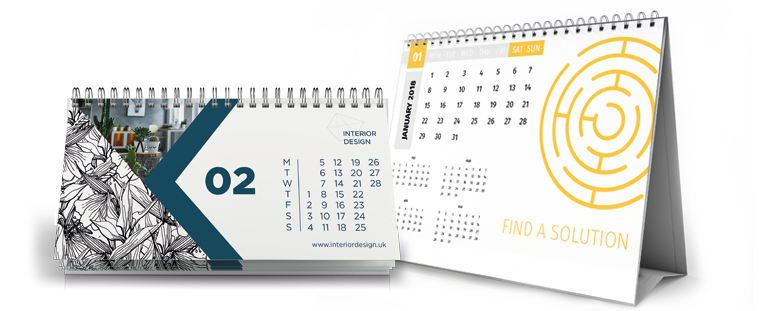 Custom Desk Calendars | instantprint