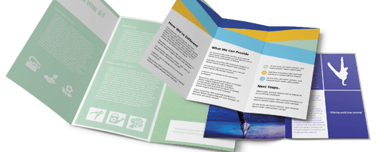 folded leaflet printing instantprint