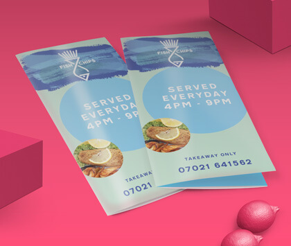 A3 Folded Leaflets