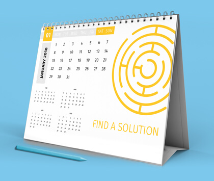 A5 Desk Calendars