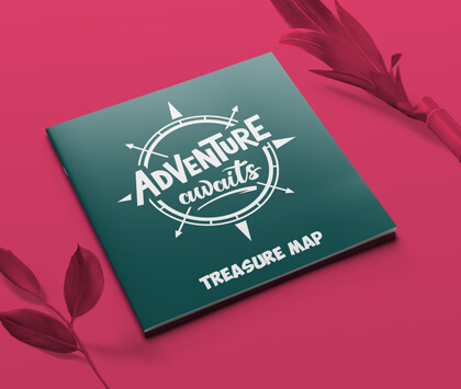148mm Square Stapled Brochures & Booklets