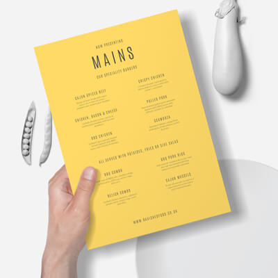 Menus