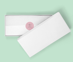 Pale pink couple monogram wedding sticker
