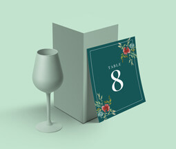 green table name self standing