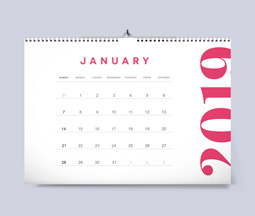 2020 A4 Wall Calendars