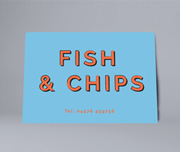 A0 Foam Signs