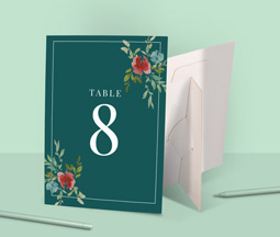 green table name self standing
