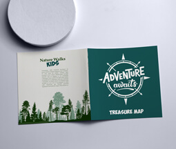 148mm Square Stapled Brochures & Booklets