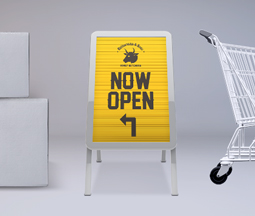 20” x 30” A- Frame with Two 20” x 30” Posters