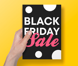 A Black, Black Friday Sale Leaflet