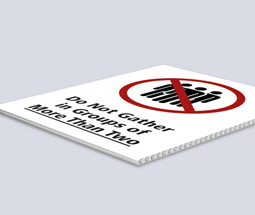Do not gather in groups over two