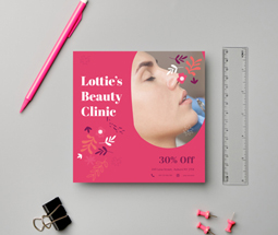 148mm Square Flyers & Leaflets