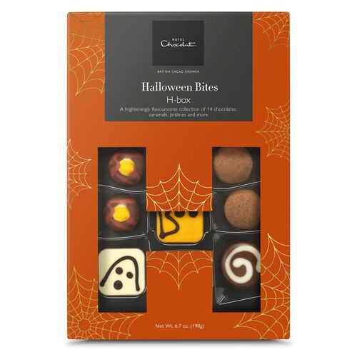 Halloween chocolate box from hotel chocolat