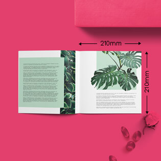 210mm Square Stapled Brochures & Booklets | instantprint